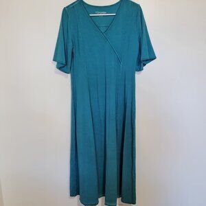 NWOT Soft Surroundings Midi Teal Dress Small Petite